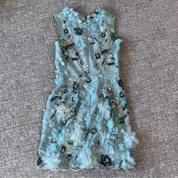 Helsi 3D Sheath Dress in Sage - Picture 7 of 11